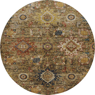Dalyn Silk Road SR9 Clove Area Rug Round Main Image