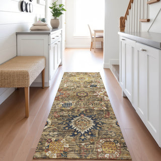 Dalyn Silk Road SR9 Clove Area Rug Runner Lifestyle Image Feature
