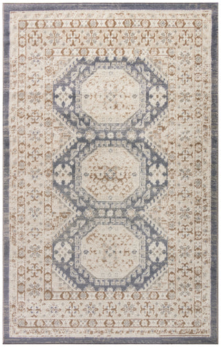 Nourison Serenity Home SRH01 Ivory Blue Area Rug main image