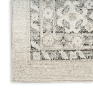 Nourison Serenity Home SRH01 Ivory Grey Area Rug T' R