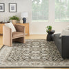 Nourison Serenity Home SRH02 Ivory Grey Blue Area Rug Room Image Feature