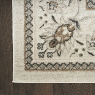 Nourison Serenity Home SRH02 Ivory Mocha Area Rug Detail Image