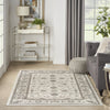 Nourison Serenity Home SRH02 Ivory Mocha Area Rug Room Image Feature