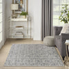 Nourison Serenity Home SRH04 Blue Ivory Area Rug Room Image Feature
