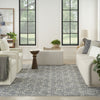 Nourison Serenity Home SRH04 Blue Ivory Area Rug Room Image Feature