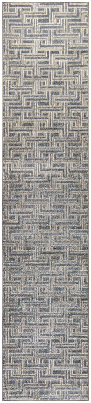 Nourison Serenity Home SRH04 Blue Ivory Area Rug Main Image