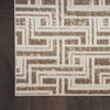 Nourison Serenity Home SRH04 Mocha Ivory Area Rug Detail Image