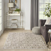 Nourison Serenity Home SRH04 Mocha Ivory Area Rug Room Image Feature