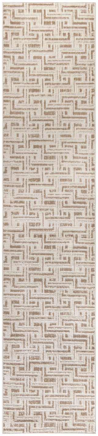 Nourison Serenity Home SRH04 Mocha Ivory Area Rug Main Image