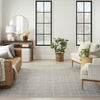 Nourison Serenity Home SRH05 Light Grey Area Rug Room Image Feature