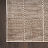 Nourison Serenity Home SRH05 Mocha Ivory Area Rug Detail Image