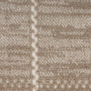 Nourison Serenity Home SRH05 Mocha Ivory Area Rug Swatch Image