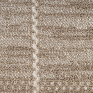 Nourison Serenity Home SRH05 Mocha Ivory Area Rug Swatch Image