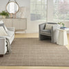 Nourison Serenity Home SRH05 Mocha Ivory Area Rug Room Image Feature