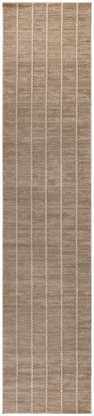 Nourison Serenity Home SRH05 Mocha Ivory Area Rug Main Image