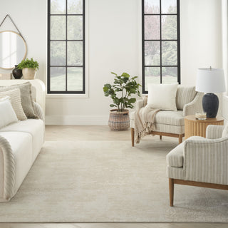 Nourison Serenity Home SRH06 Ivory Area Rug Room Image Feature