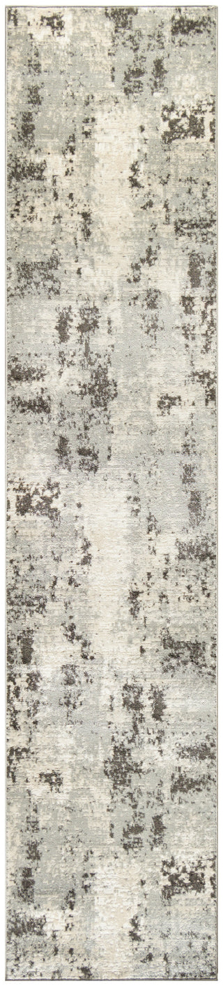 Nourison Serenity Home SRH06 Ivory Grey Area Rug Main Image