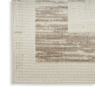 Nourison Serenity Home SRH07 Mocha Ivory Area Rug T' R