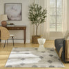 Nourison Serenity Home SRH08 Beige Grey Area Rug Room Scene 2