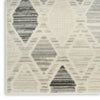 Nourison Serenity Home SRH08 Beige Grey Area Rug Corner Image