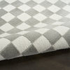 Nourison Serenity Home SRH09 Ivory Grey Area Rug Detail Image