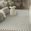 Nourison Serenity Home SRH09 Ivory Grey Area Rug Corner Image