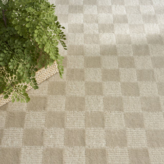 Nourison Serenity Home SRH10 Beige Area Rug Corner Image