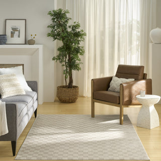 Nourison Serenity Home SRH10 Beige Area Rug Room Image Feature