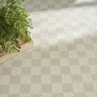 Nourison Serenity Home SRH10 Ivory Area Rug Corner Image