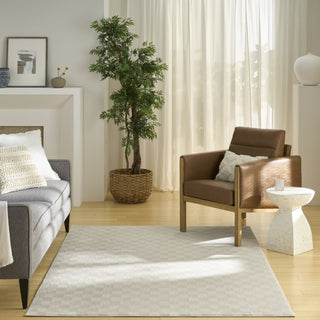 Nourison Serenity Home SRH10 Ivory Area Rug Room Image Feature