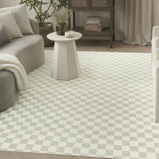 Nourison Serenity Home SRH10 Ivory Area Rug Corner Image