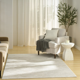 Nourison Serenity Home SRH11 Ivory Area Rug Corner Image