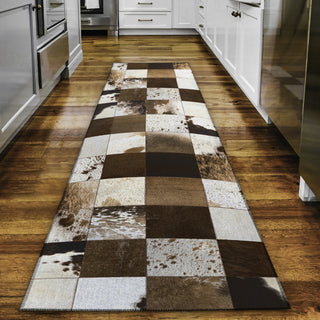 Nourison Machine Washable Series 1 SR103 Ivory/Latte Area Rug by Nicole Curtis Runner Lifestyle Image Feature