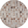 Nourison Machine Washable Series 1 SR103 Ivory/Latte Area Rug by Nicole Curtis Round Main Image