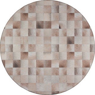 Nourison Machine Washable Series 1 SR103 Ivory/Latte Area Rug by Nicole Curtis Round Main Image