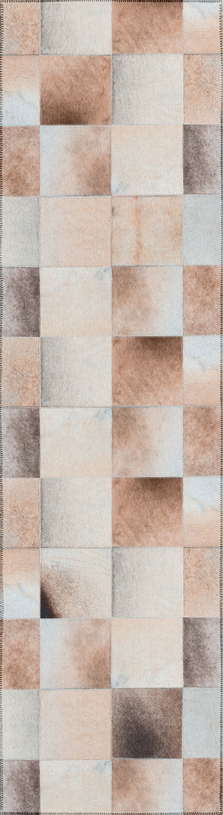 Nourison Machine Washable Series 1 SR103 Ivory/Latte Area Rug by Nicole Curtis Runner Main Image