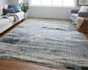 Havila Fine Rugs Savannah S1032 Blue/Gray Area Rug Lifestyle Image Feature