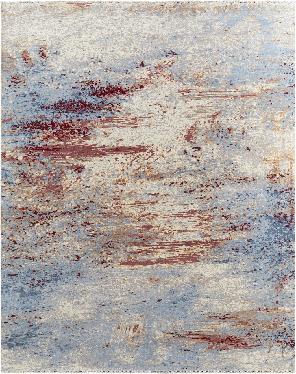 Havila Fine Rugs Savannah S1033 Tan/Blue Area Rug Incredible Rugs and