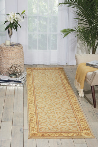 Nourison Somerset ST02 Blue Area Rug Corner Image