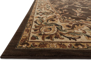 Loloi Stanley ST-03 Chocolate / Beige Area Rug Corner Shot