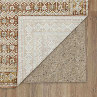 Karastan Windermere Staveley Terracotta Area Rug Back Image