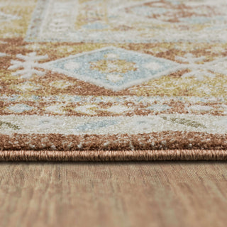 Karastan Windermere Staveley Terracotta Area Rug Detail Image