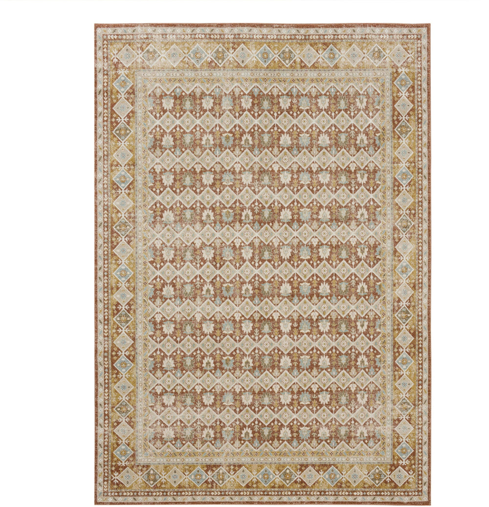 Karastan Windermere Staveley Terracotta Area Rug