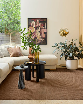 Sterling STL-01 Mocha Area Rug by Loloi Lifestyle Image Feature