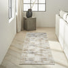 Ck078 Summit SUM01 Ivory Multicolor Area Rug by Calvin Klein Corner Image