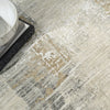 Ck078 Summit SUM01 Ivory Multicolor Area Rug by Calvin Klein Corner Image