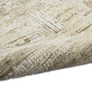 Ck078 Summit SUM02 Mocha Ivory Area Rug by Calvin Klein Corner Image