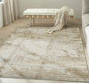 Ck078 Summit SUM02 Mocha Ivory Area Rug by Calvin Klein Corner Image