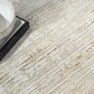 Ck078 Summit SUM03 Natural Ivory Area Rug by Calvin Klein Corner Image