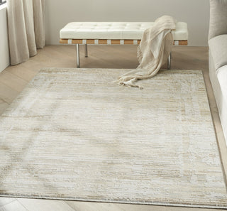Ck078 Summit SUM03 Natural Ivory Area Rug by Calvin Klein Corner Image